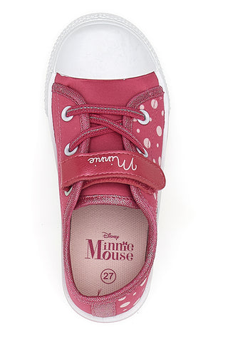 Roza čevlji z lučkami in potiskom Minnie Mouse 15MN5N01LB