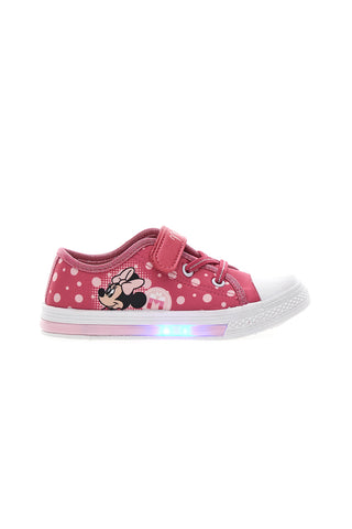 Roza čevlji z lučkami in potiskom Minnie Mouse 15MN5N01LB