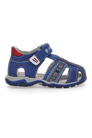 Modre sandale z Velcro Pitt Kids 14356
