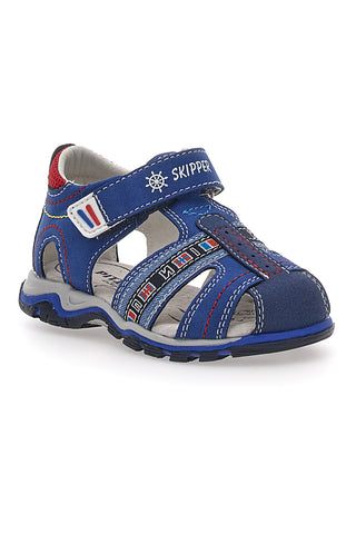 Modre sandale z Velcro Pitt Kids 14356