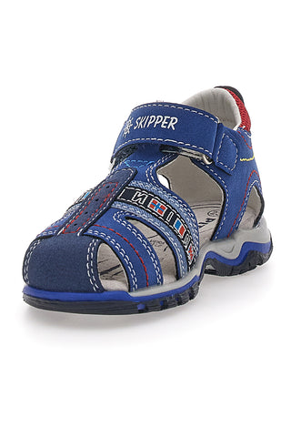 Modre sandale z Velcro Pitt Kids 14356