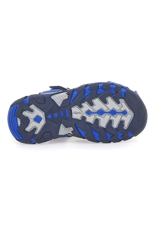 Modre sandale z Velcro Pitt Kids 14356