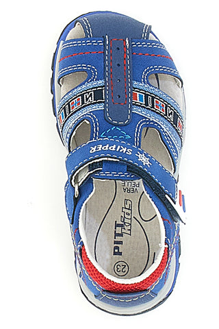 Modre sandale z Velcro Pitt Kids 14356
