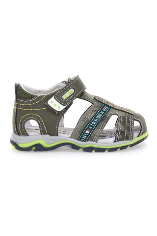Zelene sandale z velcro trakom Pitt Kids 12540