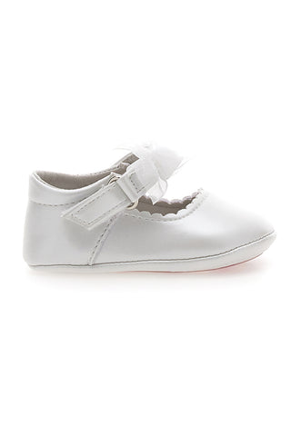 Balerinke Primi Passi Bianco Perla z mašno GRAZIE GIRL 39G2502S