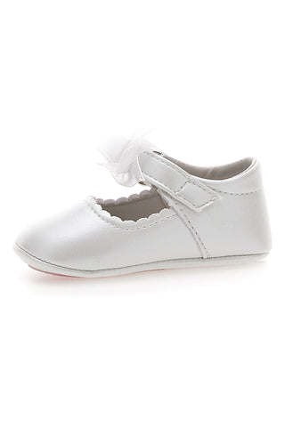 Balerinke Primi Passi Bianco Perla z mašno GRAZIE GIRL 39G2502S