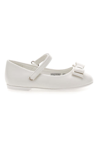 Bele balerinke z zaponko in pentljo GRAZIE GIRL 39G2509S