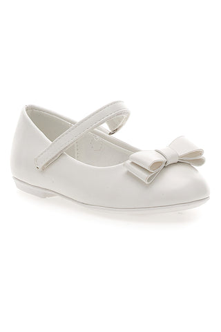 Bele balerinke z zaponko in pentljo GRAZIE GIRL 39G2509S