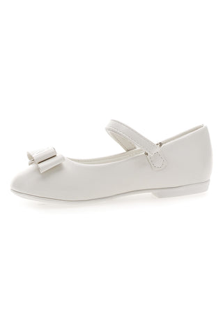 Bele balerinke z zaponko in pentljo GRAZIE GIRL 39G2509S