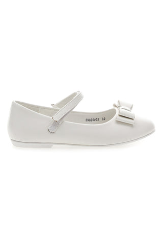 Bele balerinke z zaponko in pentljo GRAZIE GIRL 39G2509S