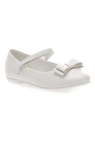 Bele balerinke z zaponko in pentljo GRAZIE GIRL 39G2509S