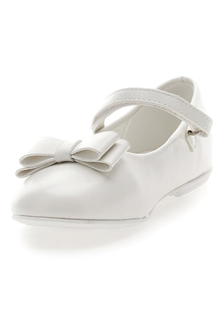 Bele balerinke z zaponko in pentljo GRAZIE GIRL 39G2509S