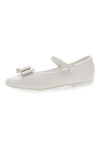 Bele balerinke z zaponko in pentljo GRAZIE GIRL 39G2509S