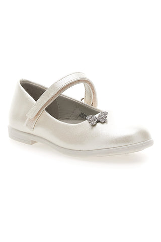 Balerine Bianco Perlato s sponko z metuljem GRAZIE GIRL 39G2515S