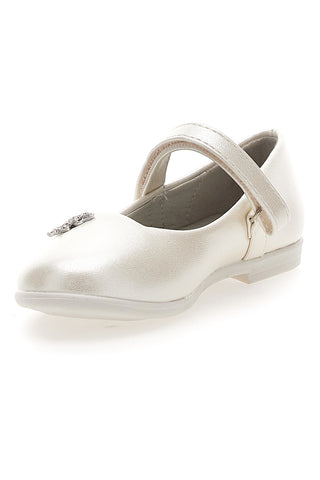Balerine Bianco Perlato s sponko z metuljem GRAZIE GIRL 39G2515S