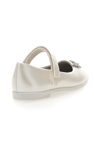 Balerine Bianco Perlato s sponko z metuljem GRAZIE GIRL 39G2515S