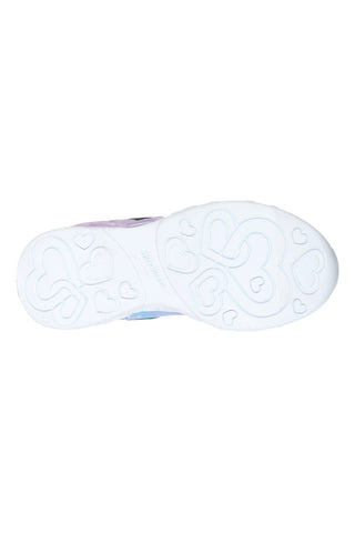 Modri superge s svetlečimi srčki Skechers Infinite Heart Lights Heart Jewels