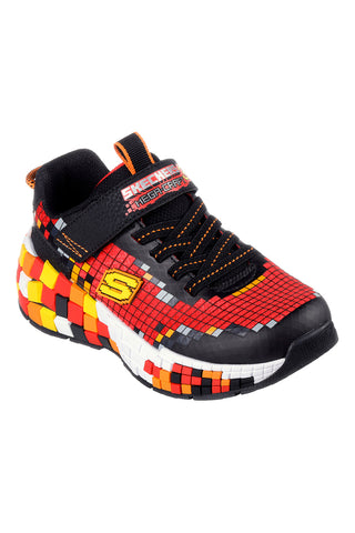 Rdeče superge s pikastimi detajli in lučkami Skechers Mega-Craft 3