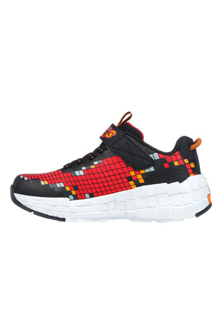 Rdeče superge s pikastimi detajli in lučkami Skechers Mega-Craft 3