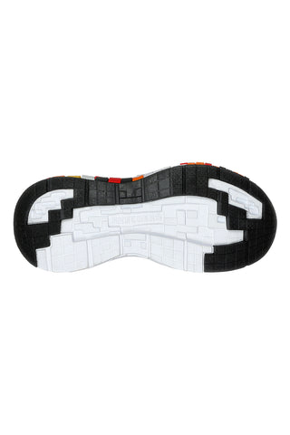 Rdeče superge s pikastimi detajli in lučkami Skechers Mega-Craft 3