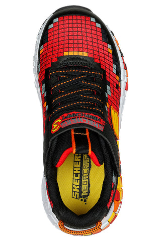 Rdeče superge s pikastimi detajli in lučkami Skechers Mega-Craft 3