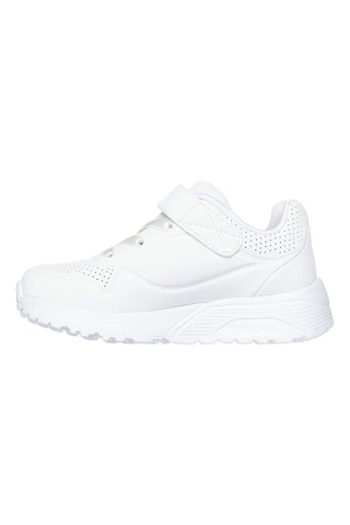 Bele superge z večbarvnimi srčki Skechers Uno Lite Love Levitate