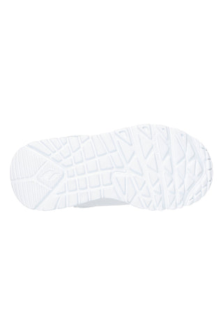 Bele superge z večbarvnimi srčki Skechers Uno Lite Love Levitate