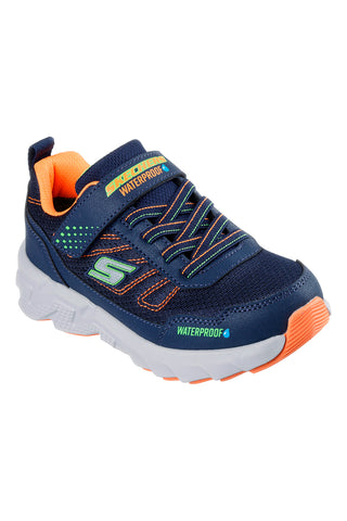 Modri vodoodporni superge z velcro trakom Skechers Elite Sport Tread Aquavek