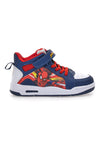 Modri superge s svetlobnimi efekti in zapenjanjem na velcro Spiderman M13194MC