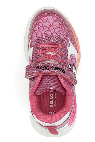 Roza superge z lučkami in velcro trakom Hello kitty H13056MC