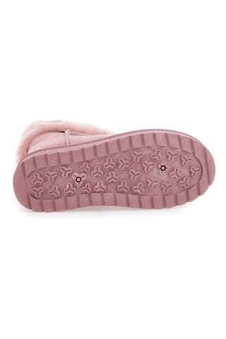Roza škornji s sintetičnim krznom Pittarello Love PK1643B