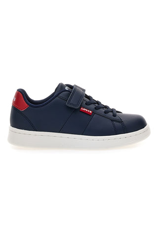 Modri športni copati z rdečimi detajli Levi's Bell Jr