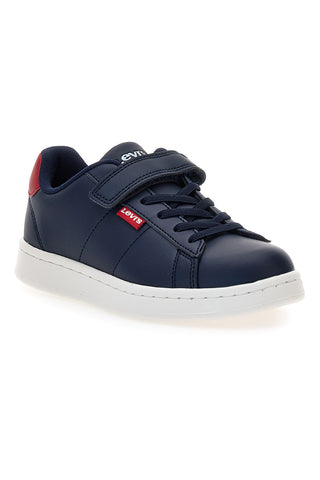 Modri športni copati z rdečimi detajli Levi's Bell Jr