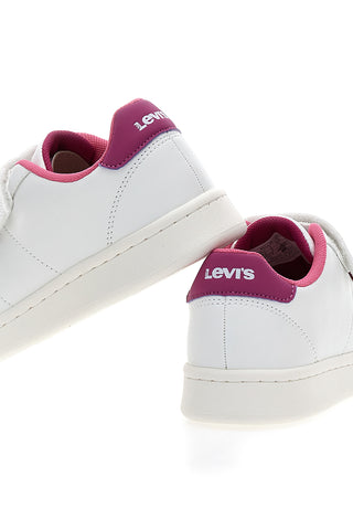 Bele superge z fuksijastimi detajli Levi's Bell JR