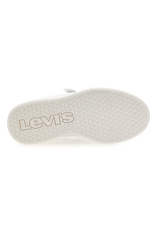 Bele superge z modrimi detajli Levi's Bell JR