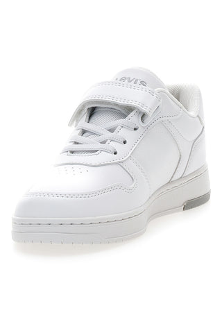 Bele superge z zapenjanjem na velcro Levi's Kick SE