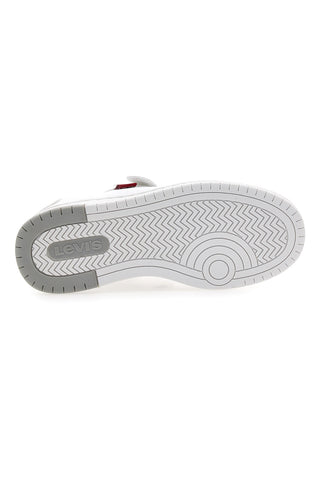 Bele superge z zapenjanjem na velcro Levi's Kick SE