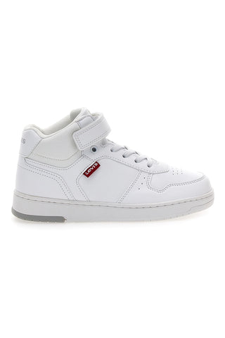 Bele superge z zadrgo Levi's Kick Mid Se