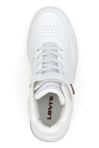 Bele superge z zadrgo Levi's Kick Mid Se