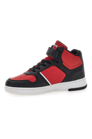 Rdeče-črni superge z zadrgo Levi's Kick Mid Se