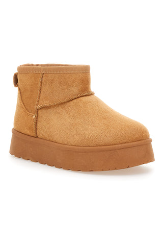 Usnjene gležnarje z velcro trakom in toplim notranjim delom iz krzna Thanks Girls GB2029