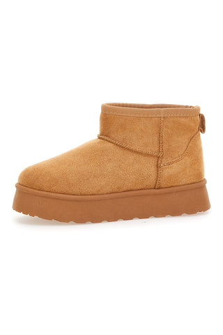 Usnjene gležnarje z velcro trakom in toplim notranjim delom iz krzna Thanks Girls GB2029