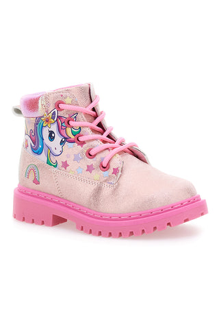 Roza čevlji z bleščicami in motivom enorožca Unicorn S8010155S10