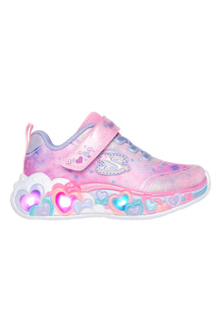 Roza superge z lučkami in bleščicami Skechers Eternal Heart Lights