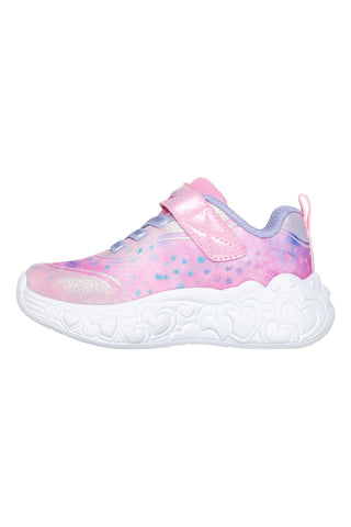 Roza superge z lučkami in bleščicami Skechers Eternal Heart Lights