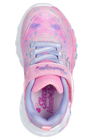 Roza superge z lučkami in bleščicami Skechers Eternal Heart Lights