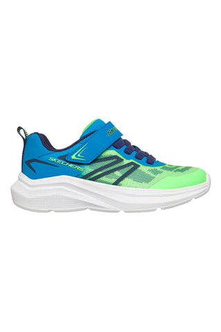 Zelene lahke superge z zapenjanjem na velcro Microspec Velocity Skechers