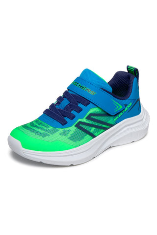Zelene lahke superge z zapenjanjem na velcro Microspec Velocity Skechers