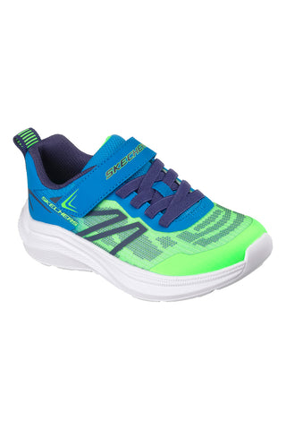 Zelene lahke superge z zapenjanjem na velcro Microspec Velocity Skechers