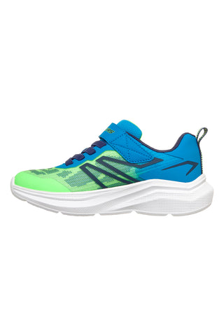 Zelene lahke superge z zapenjanjem na velcro Microspec Velocity Skechers